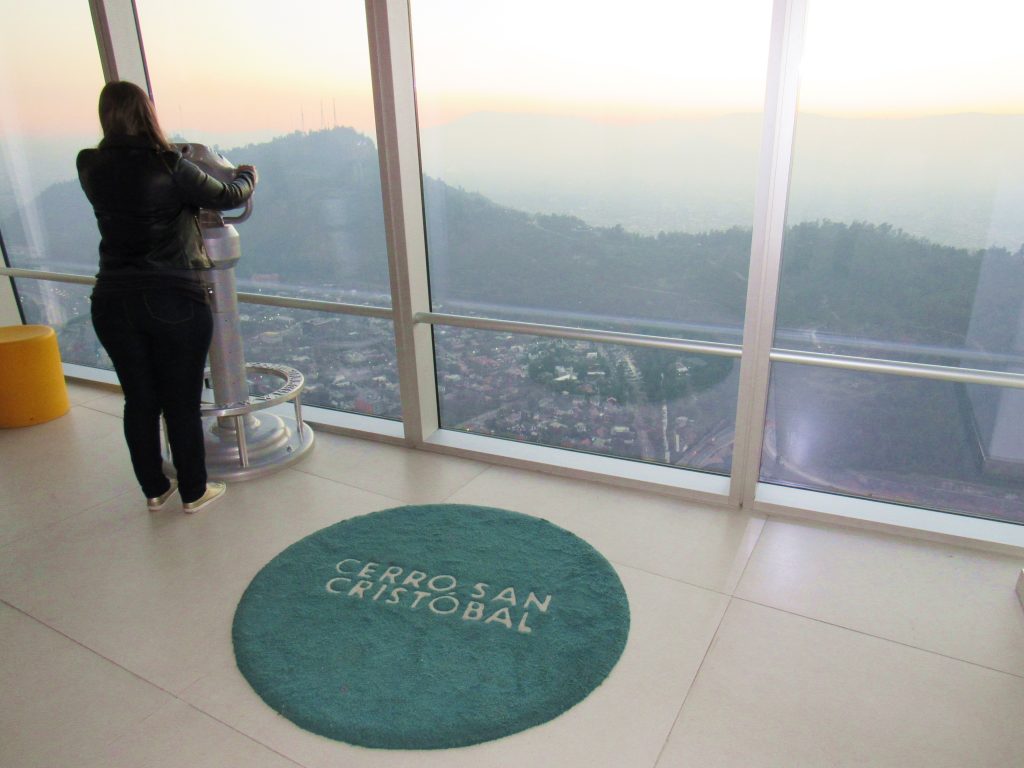 Sky Costanera: Santiago vista do alto