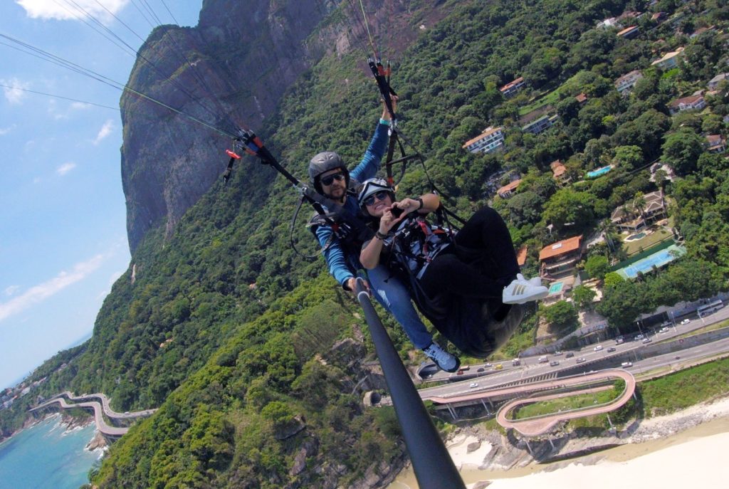 Voo de parapente no Rio de Janeiro